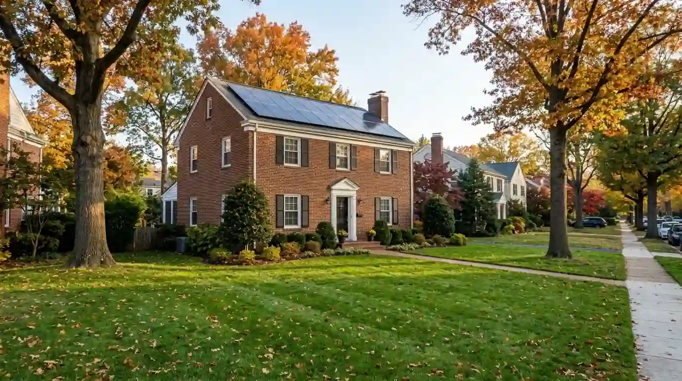 Rooftop solar on a Michigan Park home