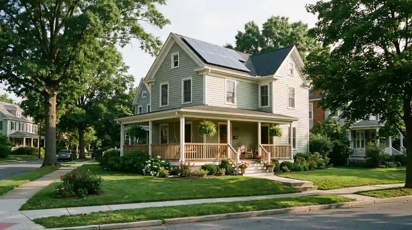 Rooftop solar on a Hyattsville, MD home