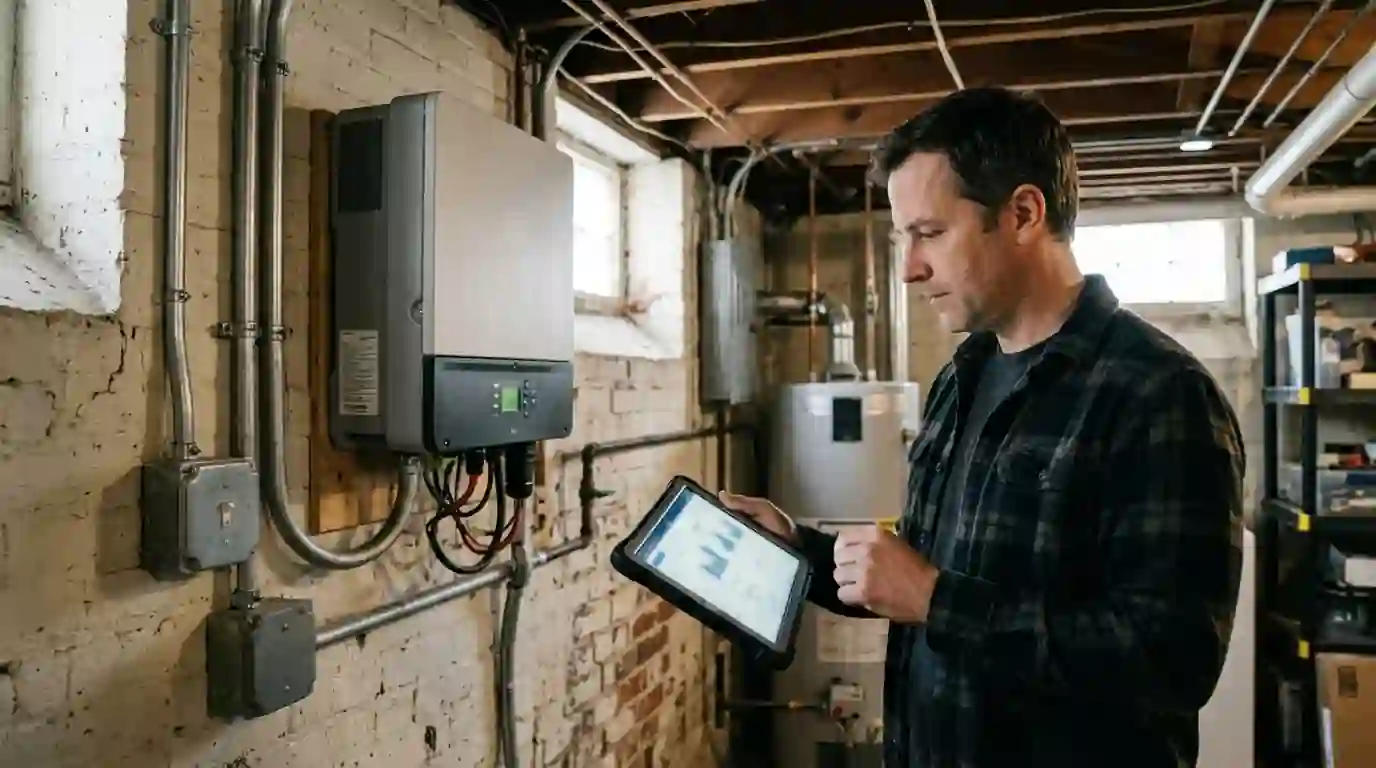 Restoring solar monitoring in Riggs Park