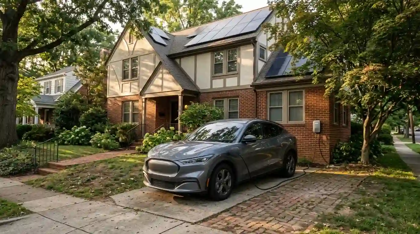 EV charging with solar in Shepherd Park