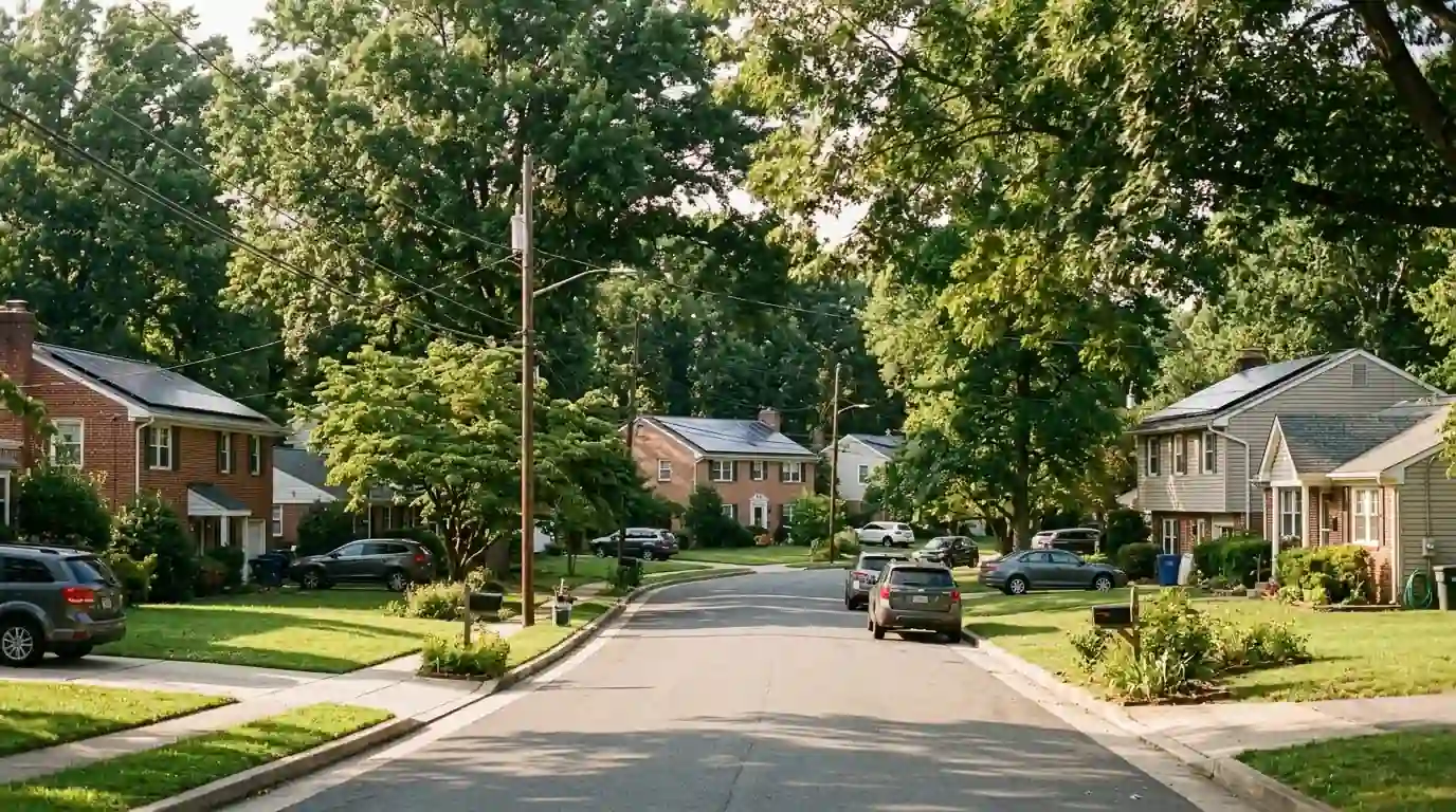 Homes with rooftop solar in Georgetown, DC