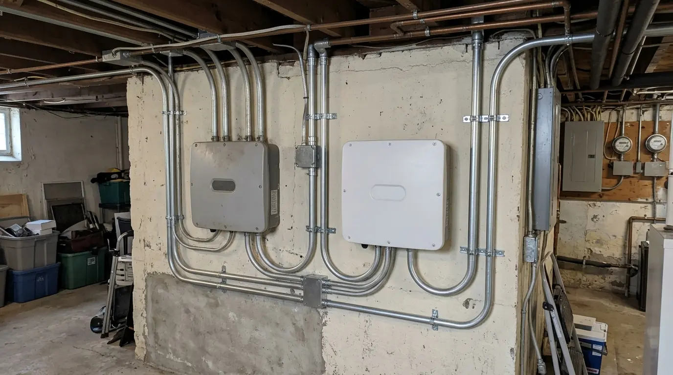 Second inverter added for a solar expansion