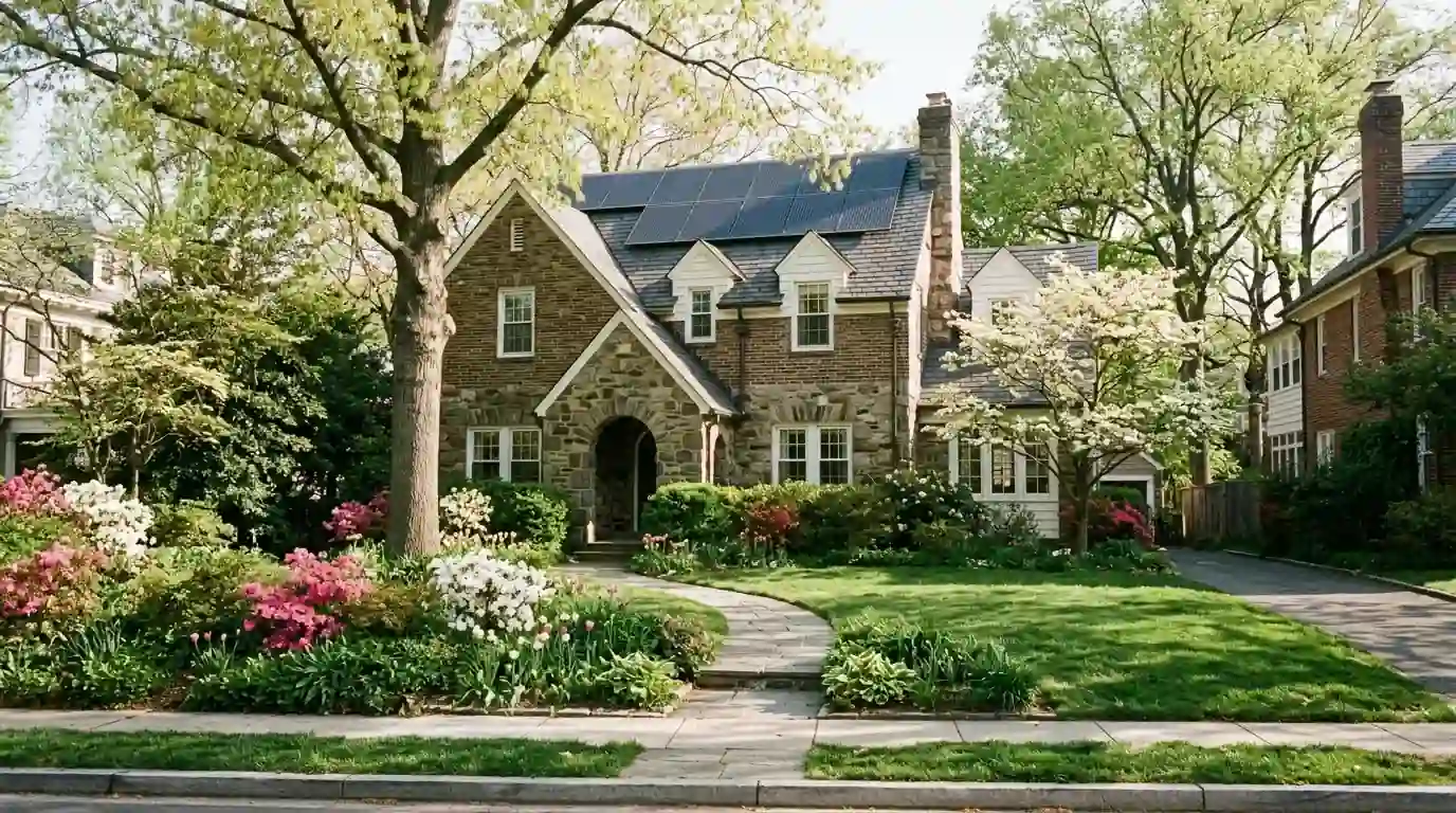 Rooftop solar on a Shepherd Park home