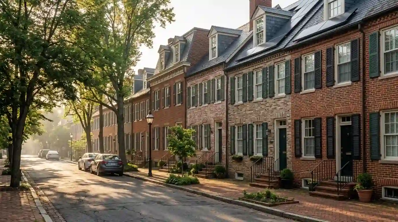 Solar on Alexandria, VA townhouse roofs