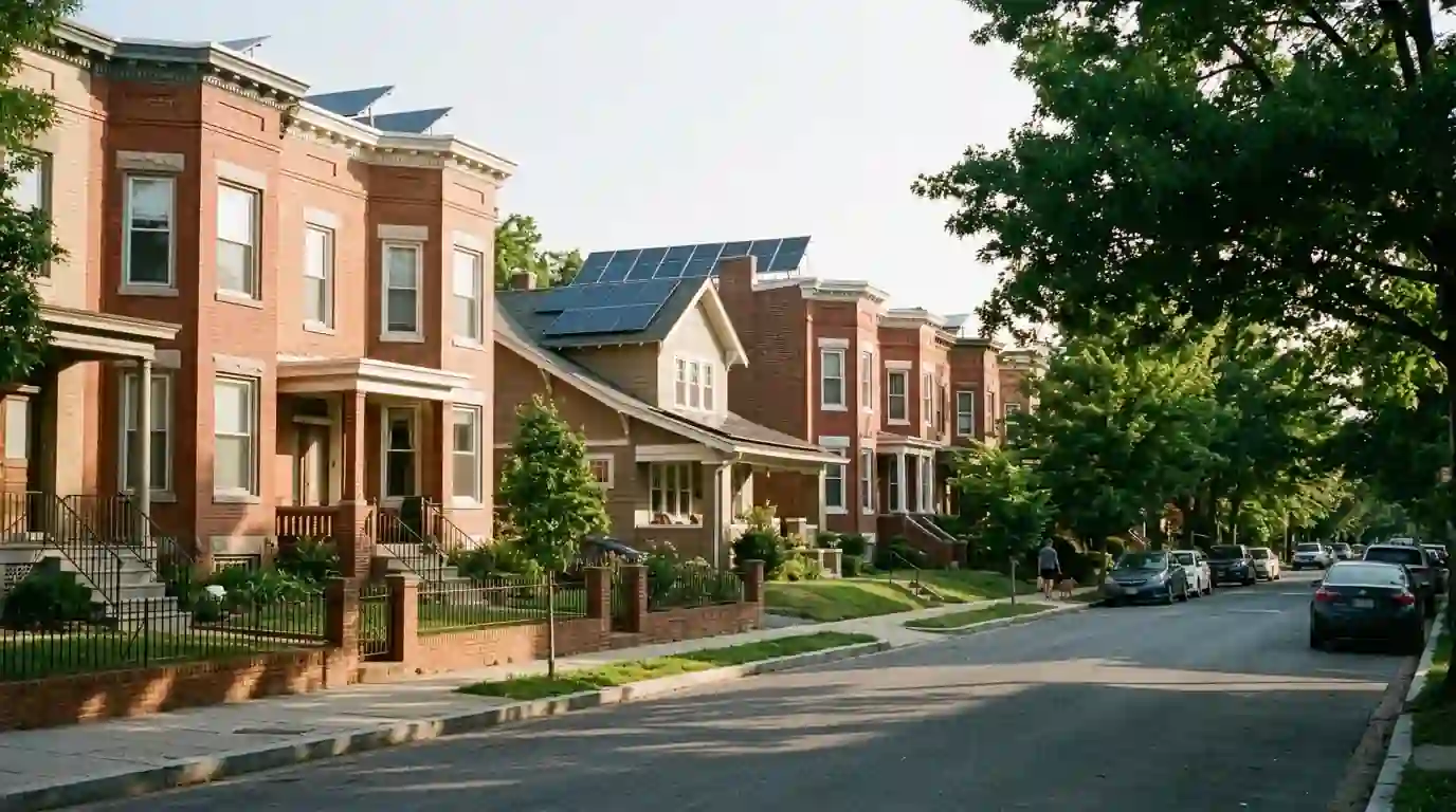 Rooftop solar in 16th Street Heights
