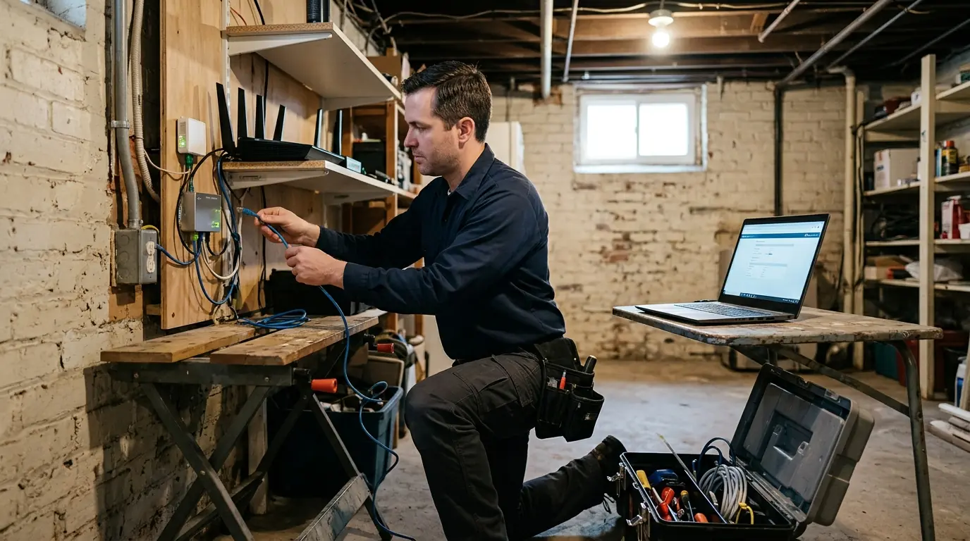 Reconnecting a solar monitoring gateway